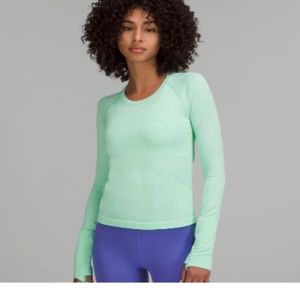 Lululemon wild mint swiftly tech long size 6